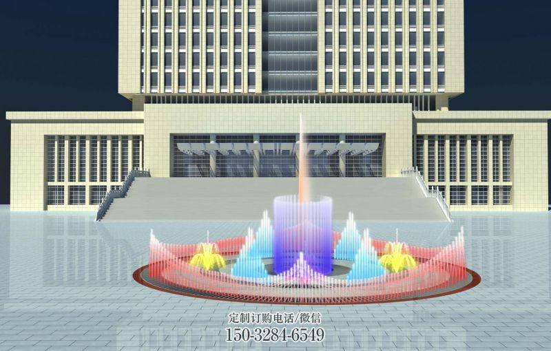 水景冷雾摇摆喷泉雕塑，循环喷水模式喷泉雕塑承接