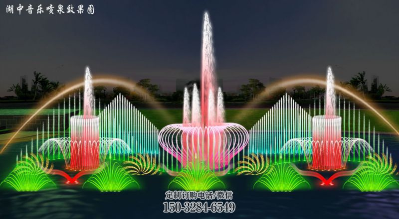 智能互动电影喷泉雕塑